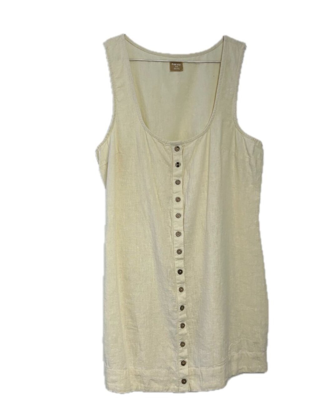 Free People Sunkissed Whisper Cotton-Linen Mini Dress, M - Picture 3 of 8